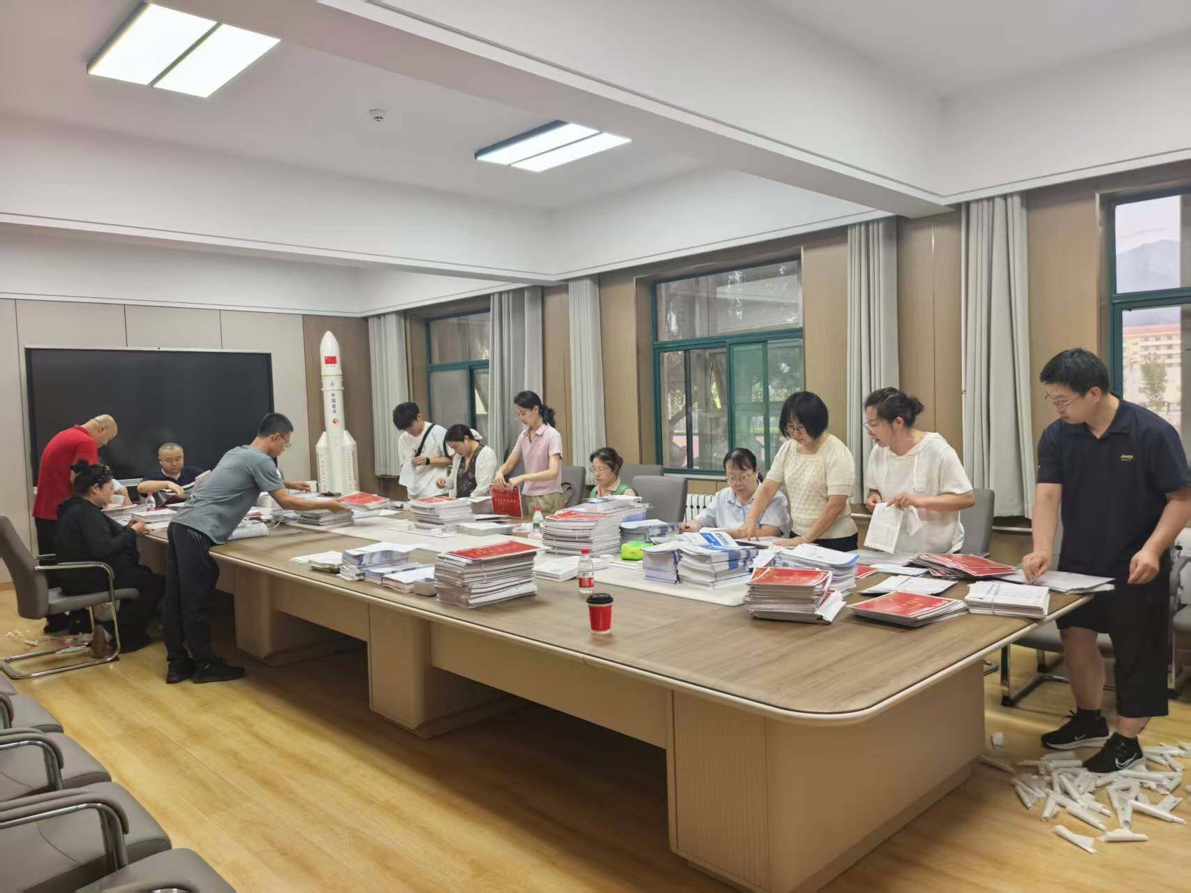 中北大学录取工作现场
