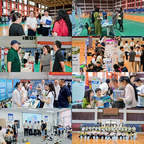 青岛职业技术学院校园开放日咨询现场