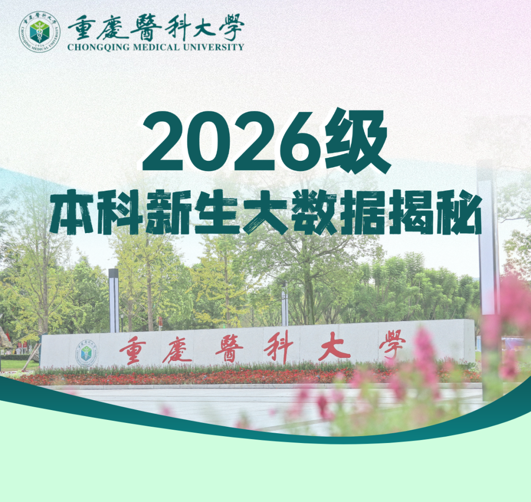 重庆医科大学2026年本科新生数据封面